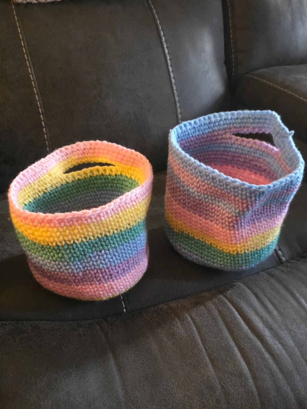 *CHOOSE ONE* Handmade Hanging Crochet Storage Basket